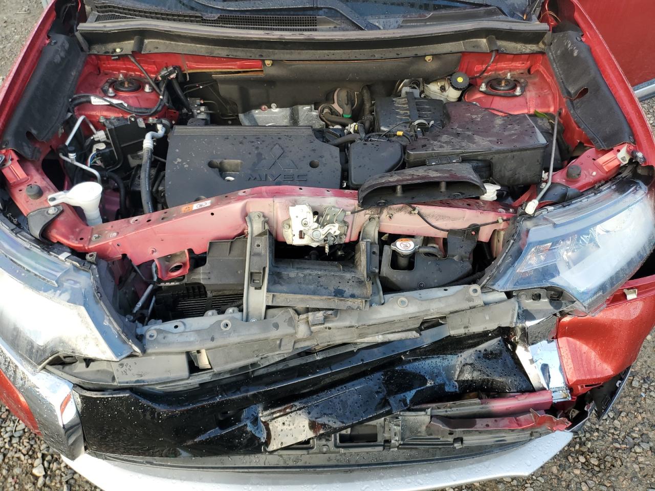 2018 Mitsubishi Outlander VIN JA4AD3A38JZ005201 Copart auction photo, front end / minor dent/scratches damage thumbnail 14