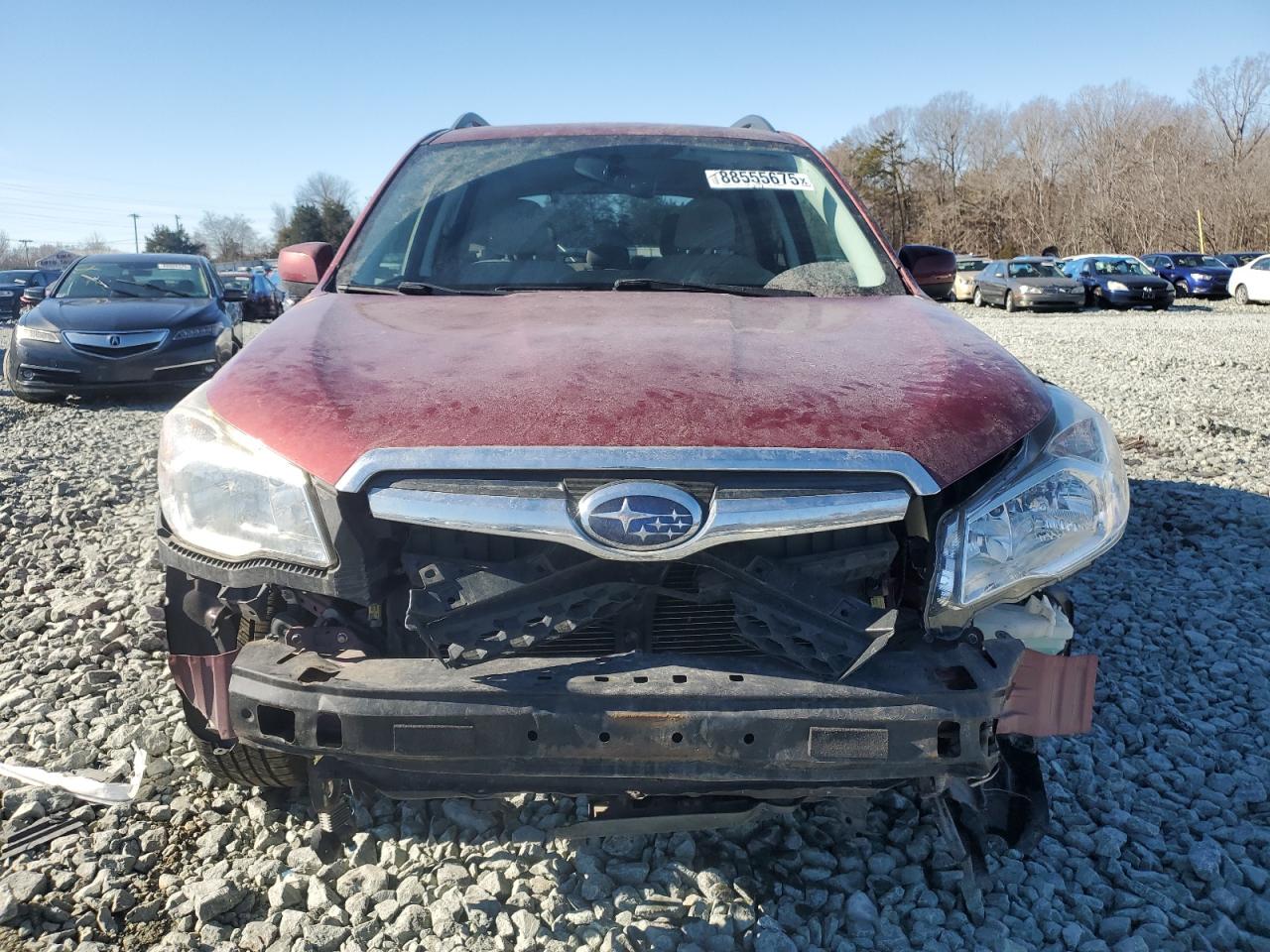 2014 Subaru Forester VIN JF2SJAEC9EH483531 Copart auction photo, all over damage thumbnail 5