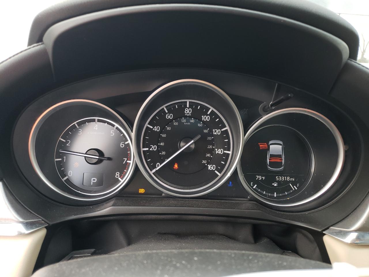2019 Mazda 6 VIN JM1GL1VM7K1509605 Copart auction photo, front end / hail damage thumbnail 9