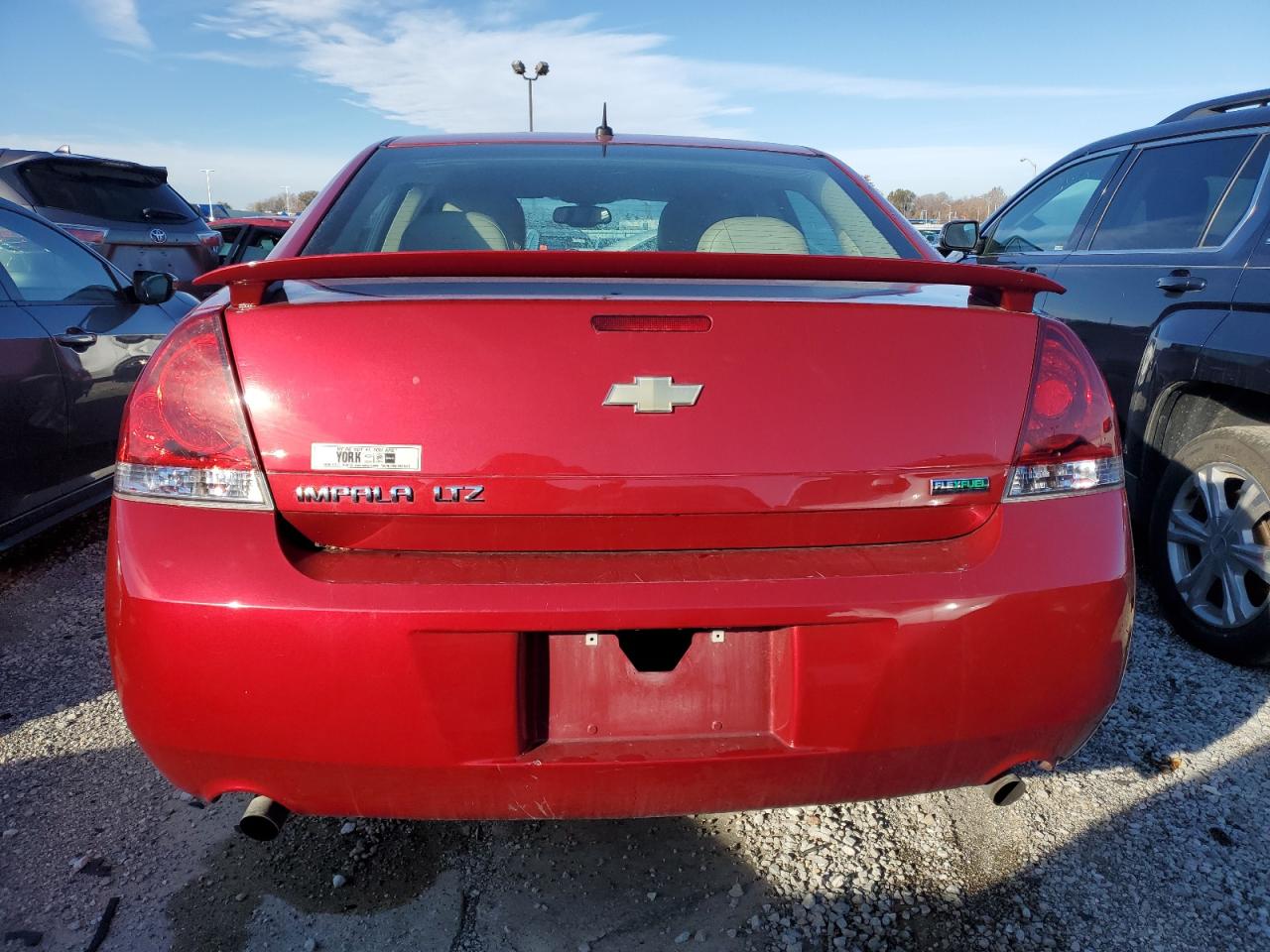 2013 Chevrolet Impala VIN 2G1WC5E39D1107519 Copart auction photo, rear end / side damage thumbnail 6