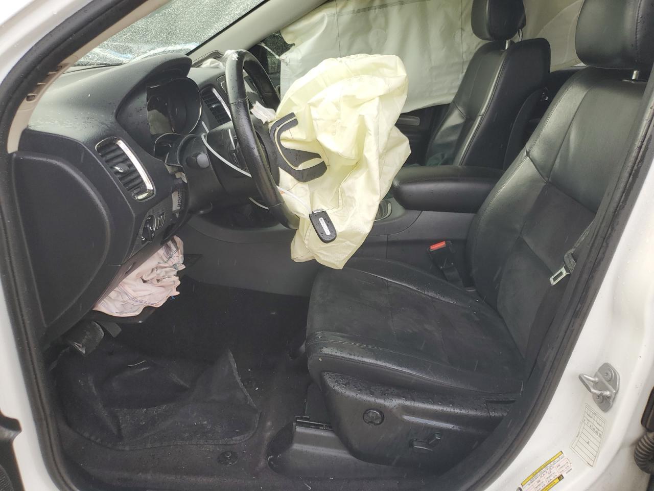2018 Dodge Durango VIN 1C4RDJDG8JC282381 Copart auction photo, front end / side damage thumbnail 7