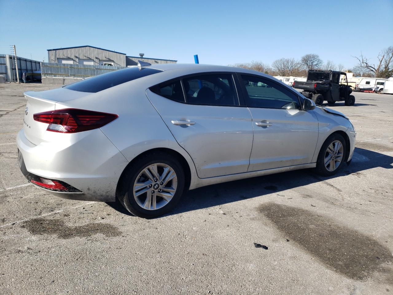 2020 Hyundai Elantra VIN 5NPD84LF8LH514994 Copart auction photo, front end / side damage thumbnail 3