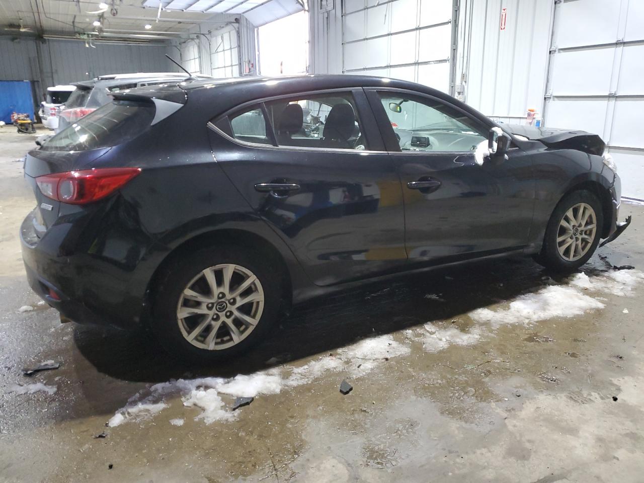 2014 Mazda 3 VIN JM1BM1L70E1156956 Copart auction photo, front end damage thumbnail 3