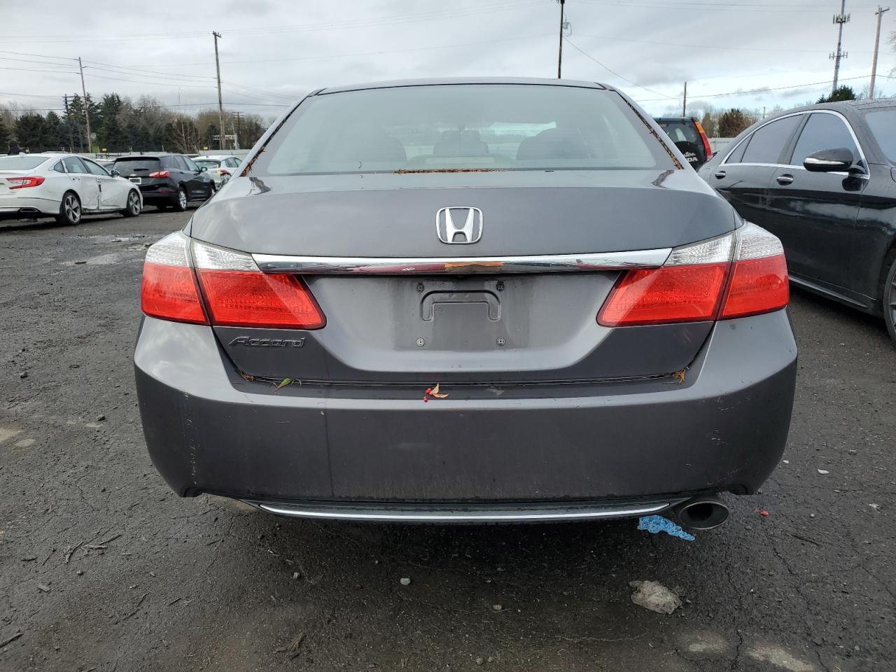 2014 Honda Accord VIN 1HGCR2F39EA007080 Copart auction photo, front end / side damage thumbnail 6