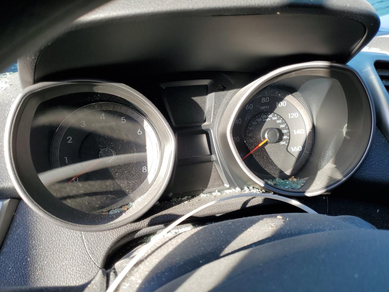 2014 Hyundai Elantra VIN KMHD35LH2EU219268 Copart auction photo, all over damage thumbnail 9