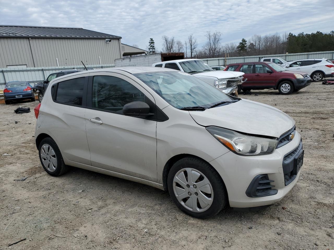 2016 Chevrolet Spark VIN KL8CB6SA5GC622630 Copart auction photo, side damage thumbnail 4