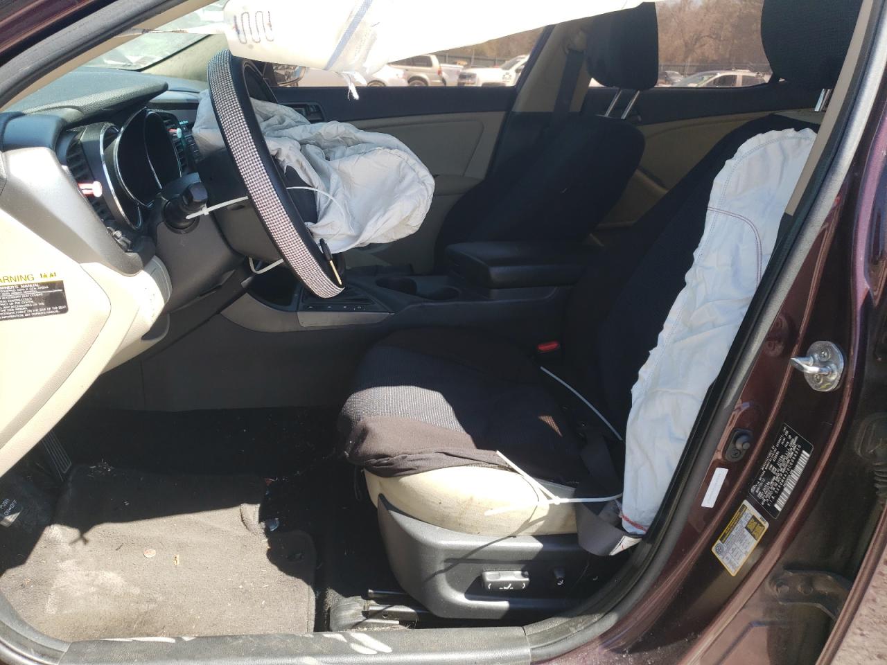2012 KIA Optima VIN 5XXGM4A70CG064810 Copart auction photo, front end / minor dent/scratches damage thumbnail 7