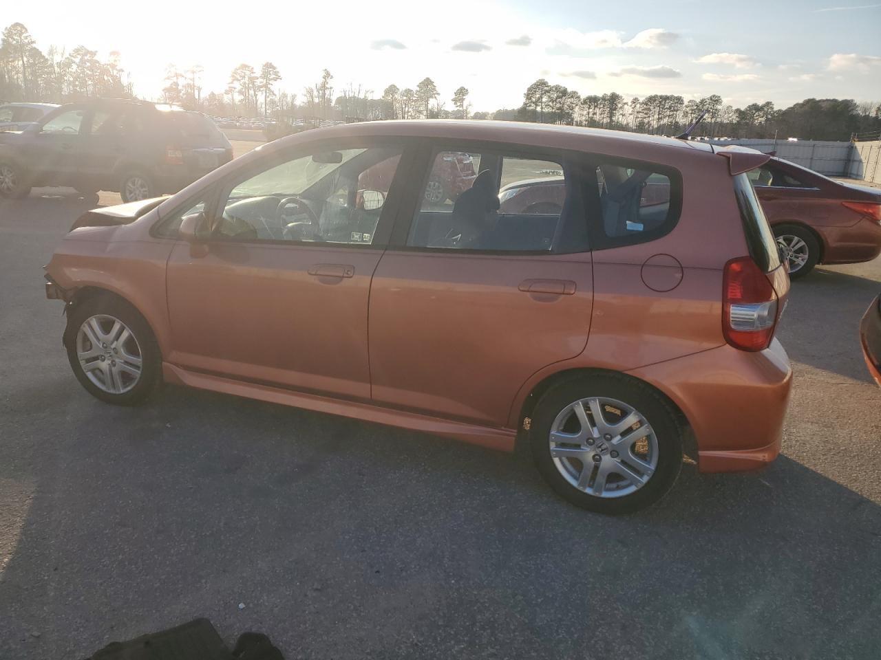 2008 Honda Fit VIN JHMGD38648S043249 Copart auction photo, front end damage thumbnail 2