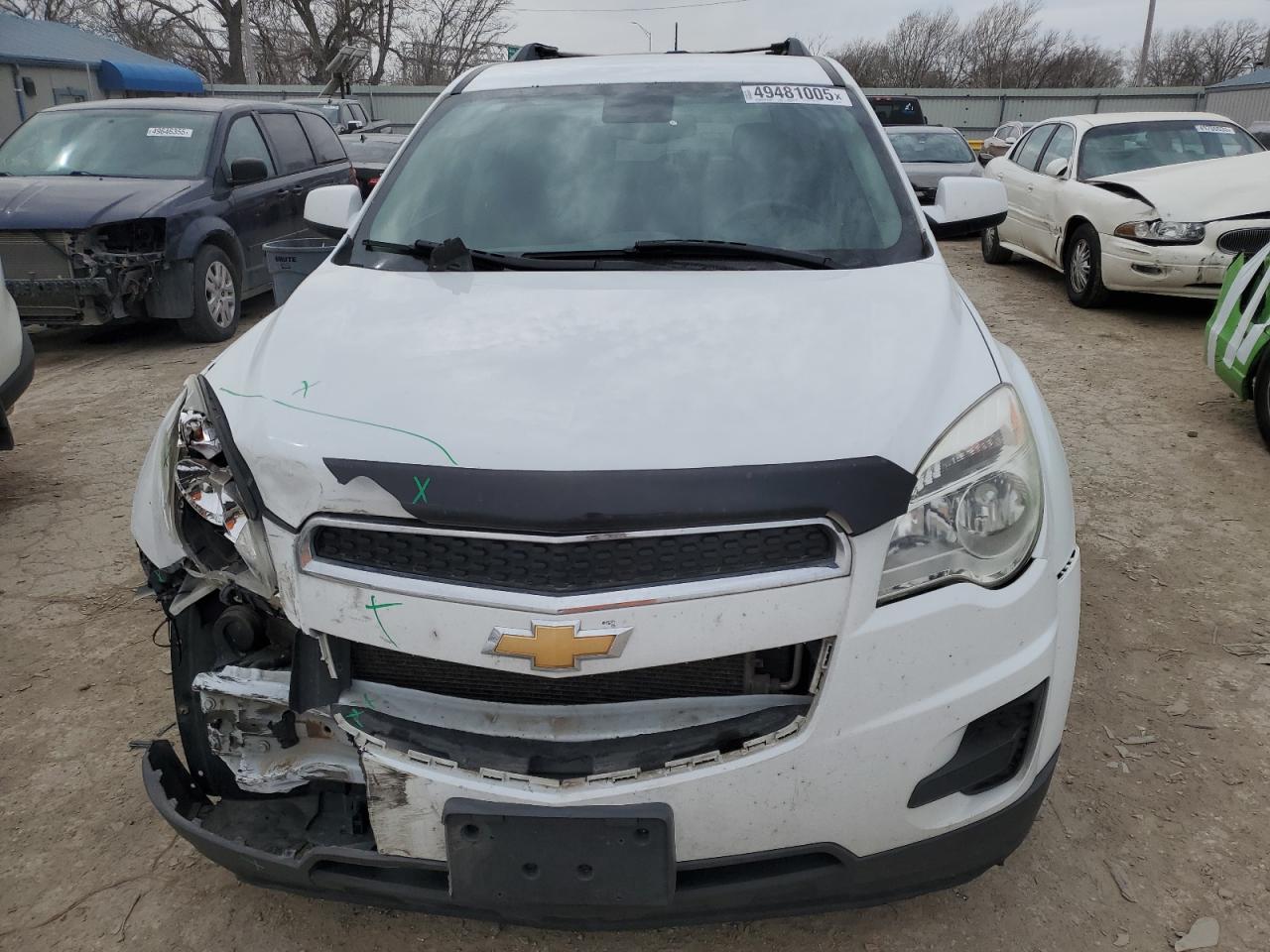 2013 Chevrolet Equinox VIN 2GNALDEK3D6235266 Copart auction photo, front end damage thumbnail 5