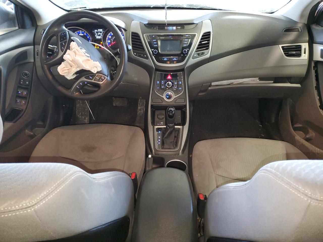 2015 Hyundai Elantra VIN KMHDH4AE7FU225833 Copart auction photo, front end / undercarriage damage thumbnail 8