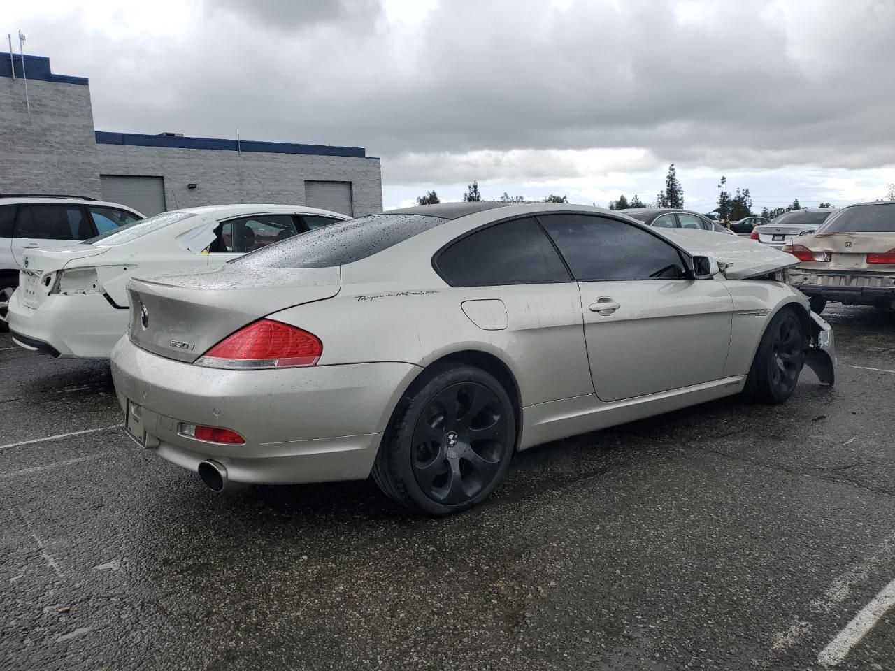 2006 BMW 6er VIN WBAEH13436CR49226 Copart auction photo, front end damage thumbnail 3