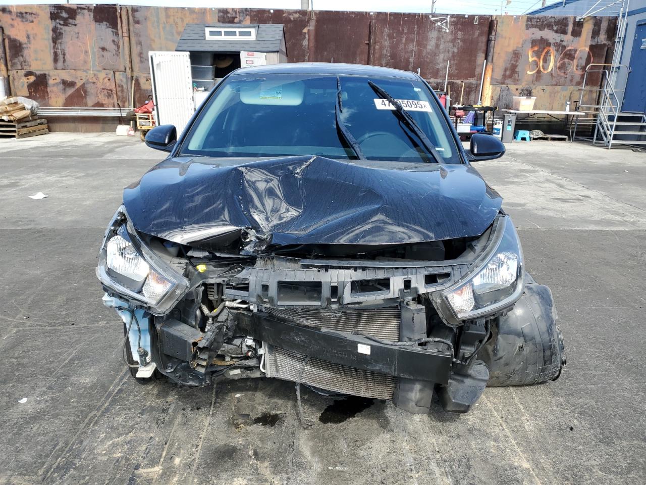 2020 KIA Rio VIN 3KPA24AD6LE343883 Copart auction photo, front end damage thumbnail 5