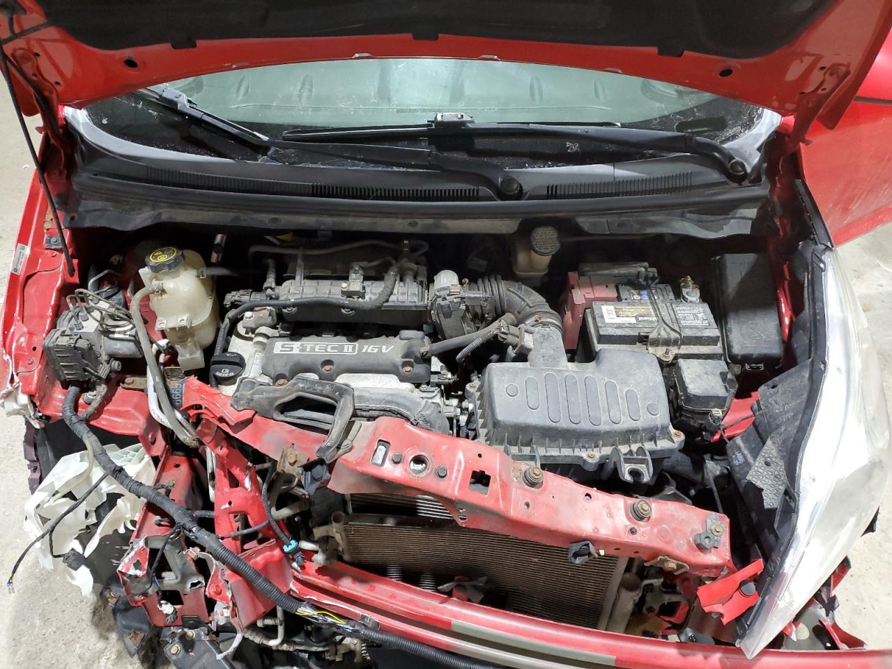 2013 Chevrolet Spark VIN KL8CB6S93DC540686 Copart auction photo, front end / minor dent/scratches damage thumbnail 12