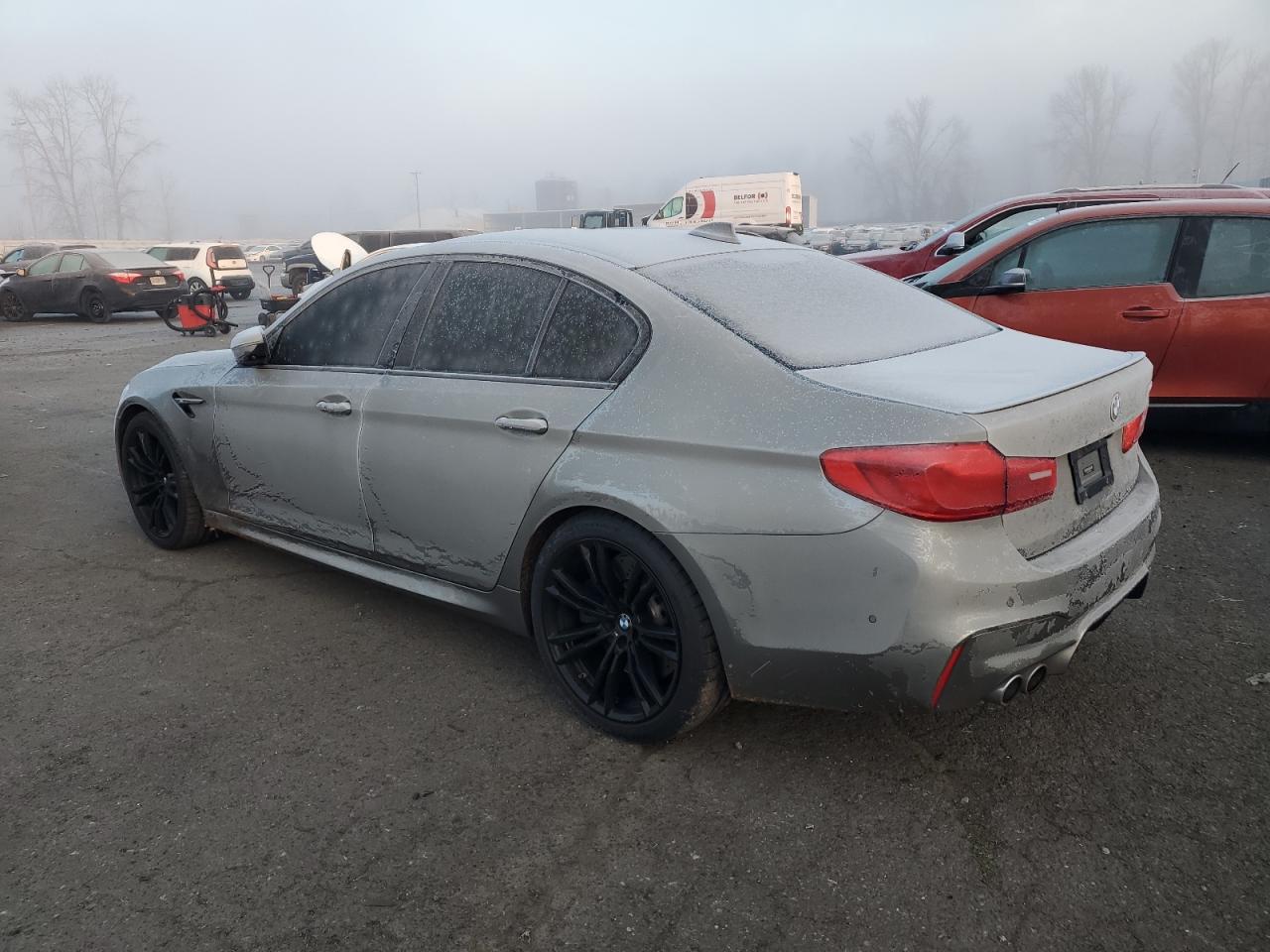 2019 BMW M5 VIN WBSJF0C52KB448167 Copart auction photo, front end damage thumbnail 2