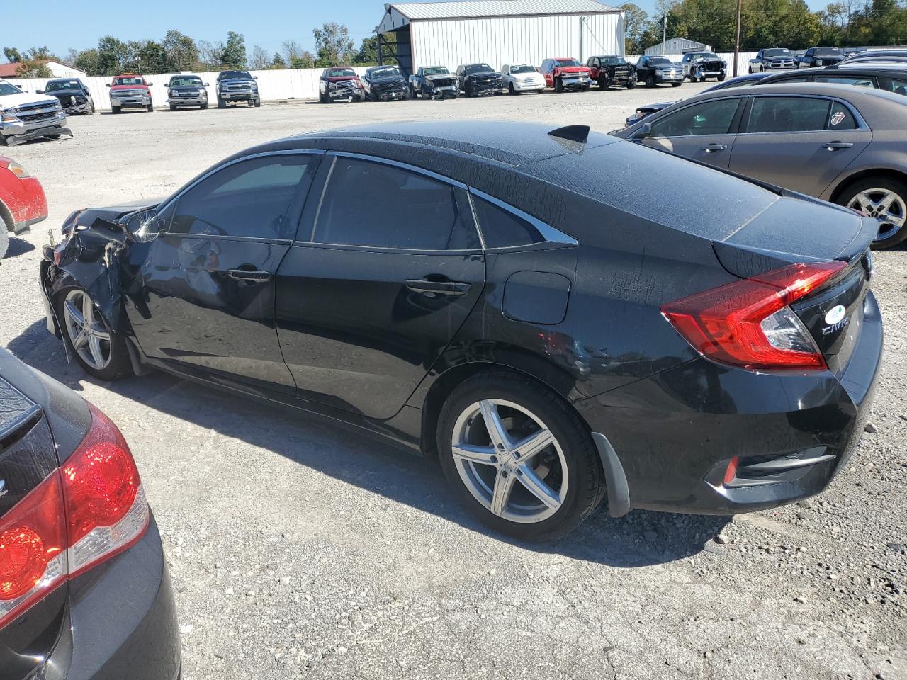 2016 Honda Civic VIN 19XFC1F31GE030926 Copart auction photo, front end / side damage thumbnail 2