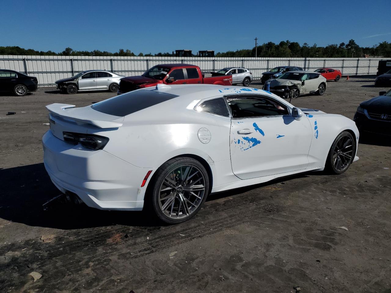 2022 Chevrolet Camaro VIN 1G1FK1R62N0122921 Copart auction photo, side / mechanical damage thumbnail 3