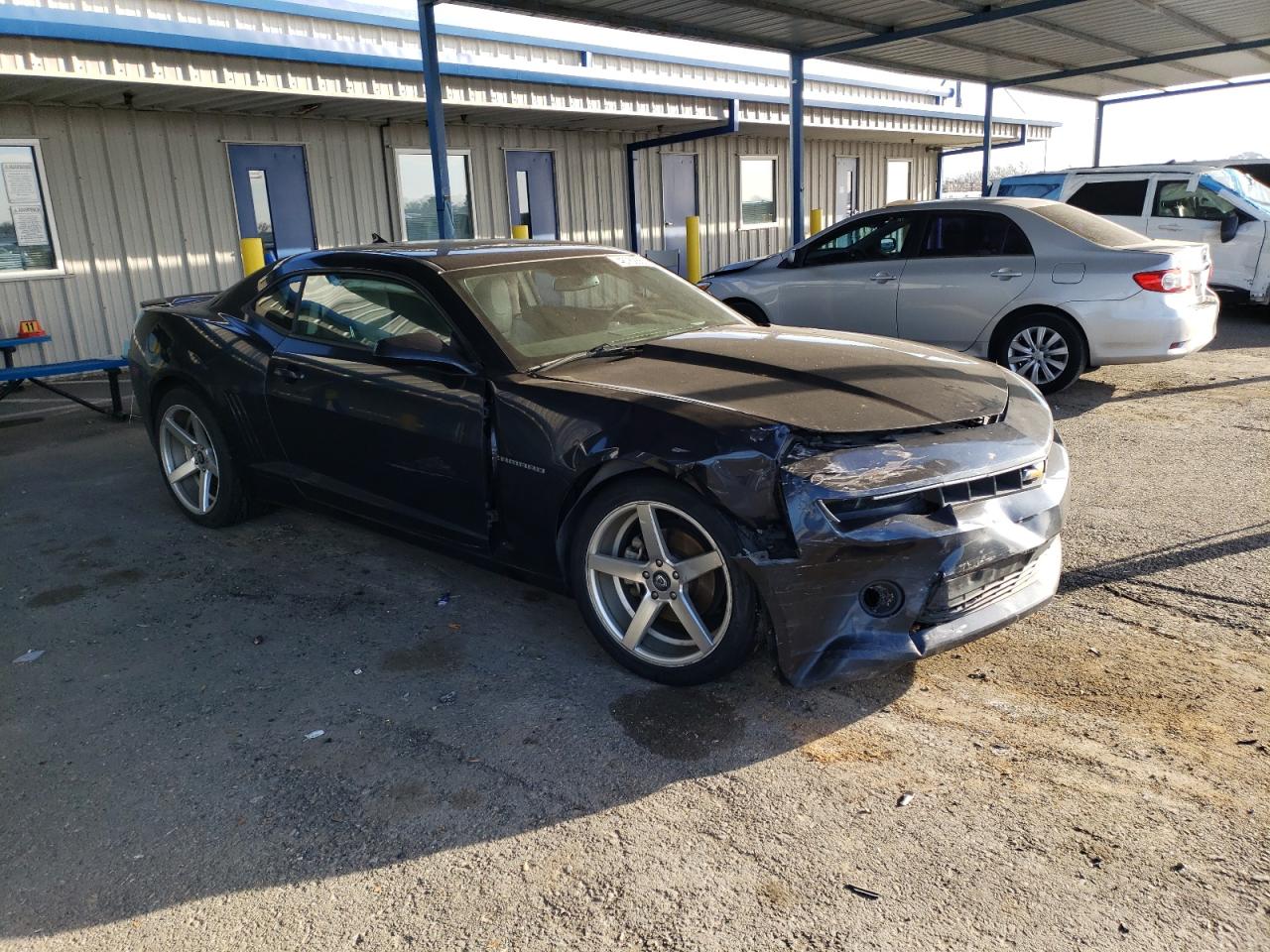 2014 Chevrolet Camaro VIN 2G1FC1E34E9257517 Copart auction photo, front end damage thumbnail 4