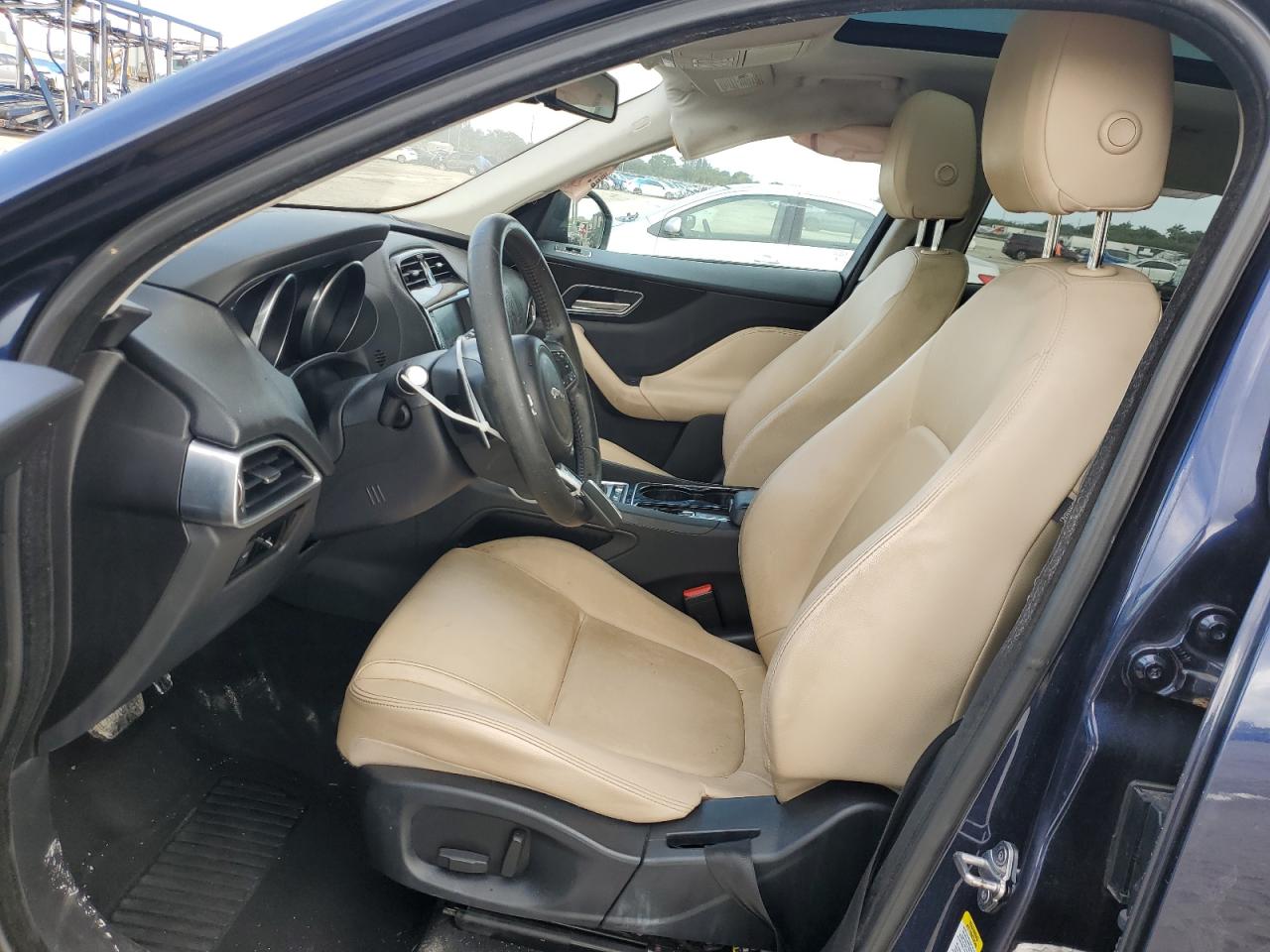 2017 Jaguar F-Pace VIN SADCJ2BVXHA493114 Copart auction photo, side / frame damage damage thumbnail 7