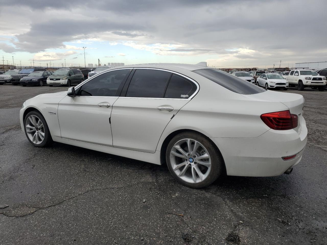 2014 BMW 5er VIN WBA5B3C56ED292890 Copart auction photo, front end damage thumbnail 2