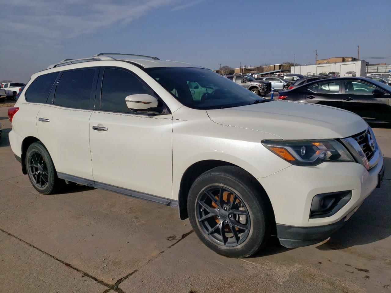 2017 Nissan Pathfinder VIN 5N1DR2MN4HC902102 Copart auction photo, side damage thumbnail 4