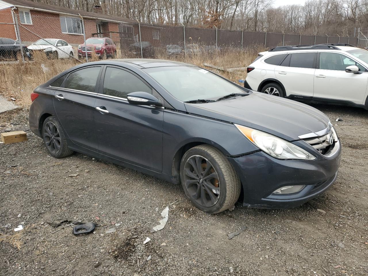 2013 Hyundai Sonata VIN 5NPEC4AB0DH586857 Copart auction photo, rear end / front end damage thumbnail 4