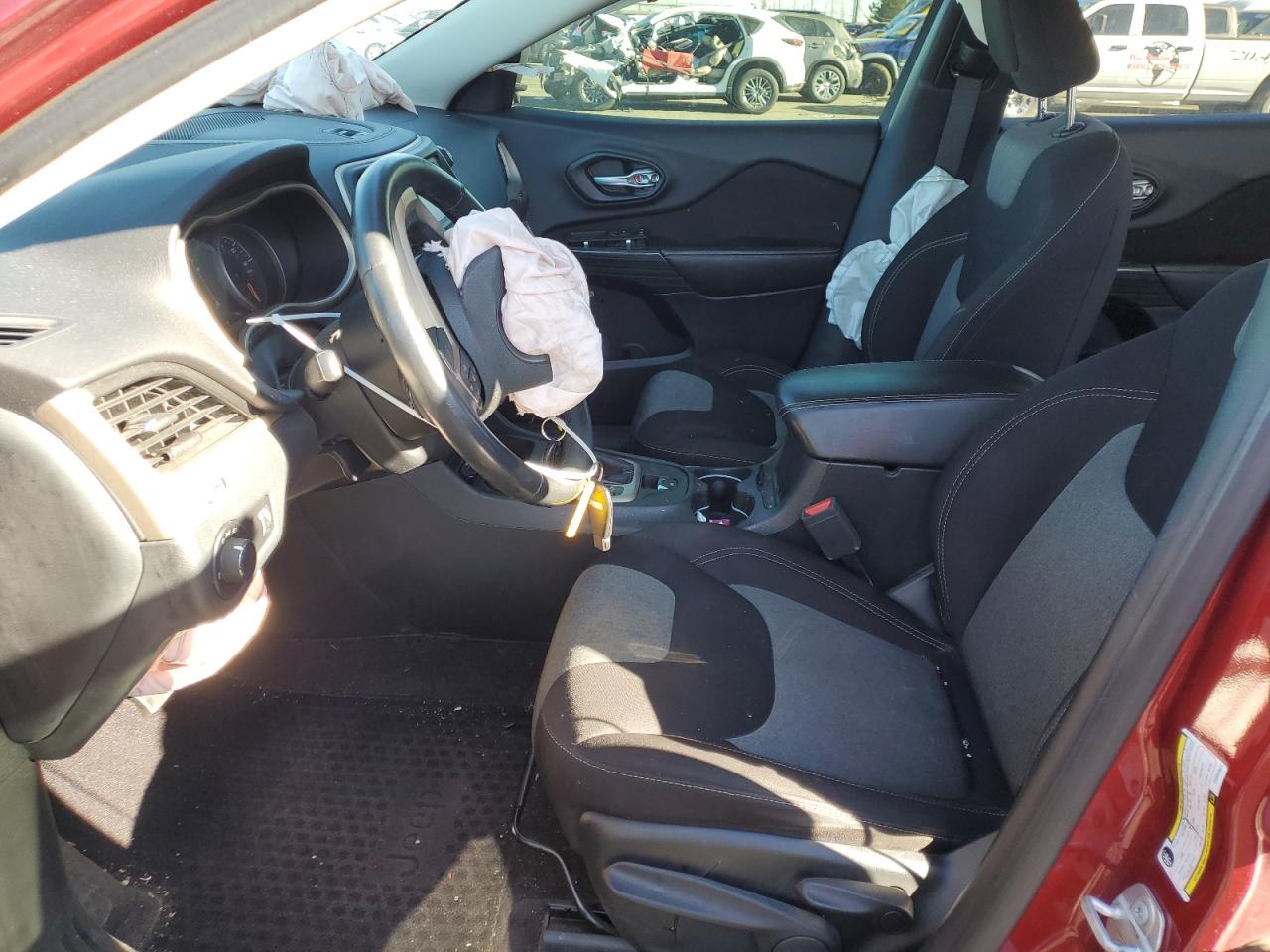 2016 Jeep Grand Cherokee VIN 1C4PJMAS1GW344821 Copart auction photo, front end / side damage thumbnail 7