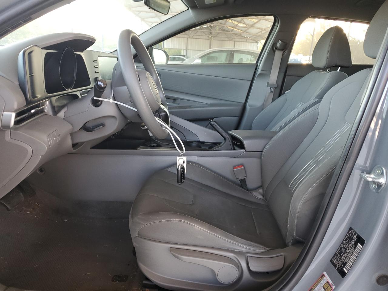 2022 Hyundai Elantra VIN KMHLM4AG2NU346549 Copart auction photo, rear end / side damage thumbnail 7