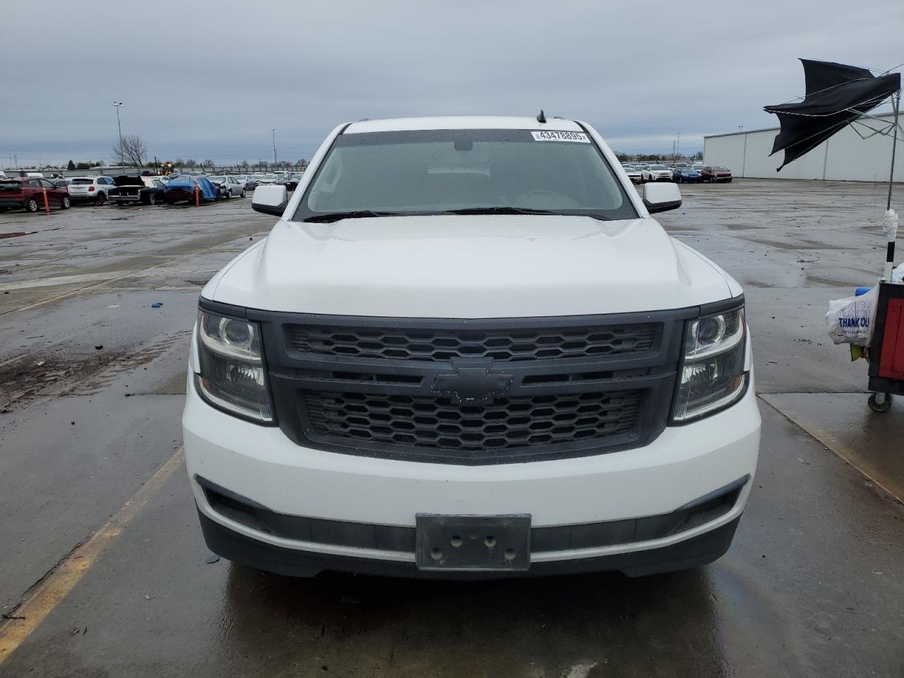 2015 Chevrolet Suburban VIN 1GNSKHKC4FR127323 Copart auction photo, front end damage thumbnail 5