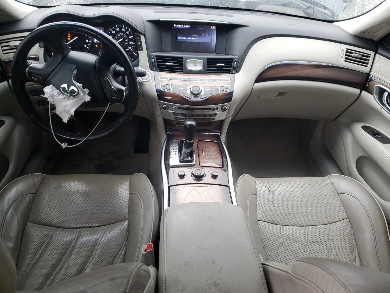 2012 Infiniti M VIN JN1EY1AP7CM910647 Copart auction photo, front end damage thumbnail 8