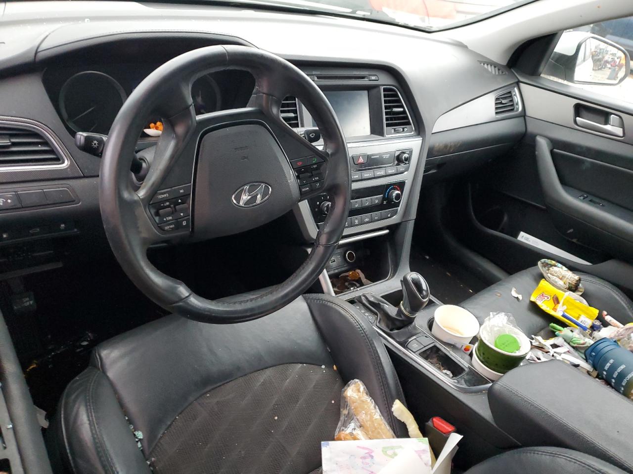 2017 Hyundai Sonata VIN 5NPE34AF2HH499499 Copart auction photo, all over damage thumbnail 8