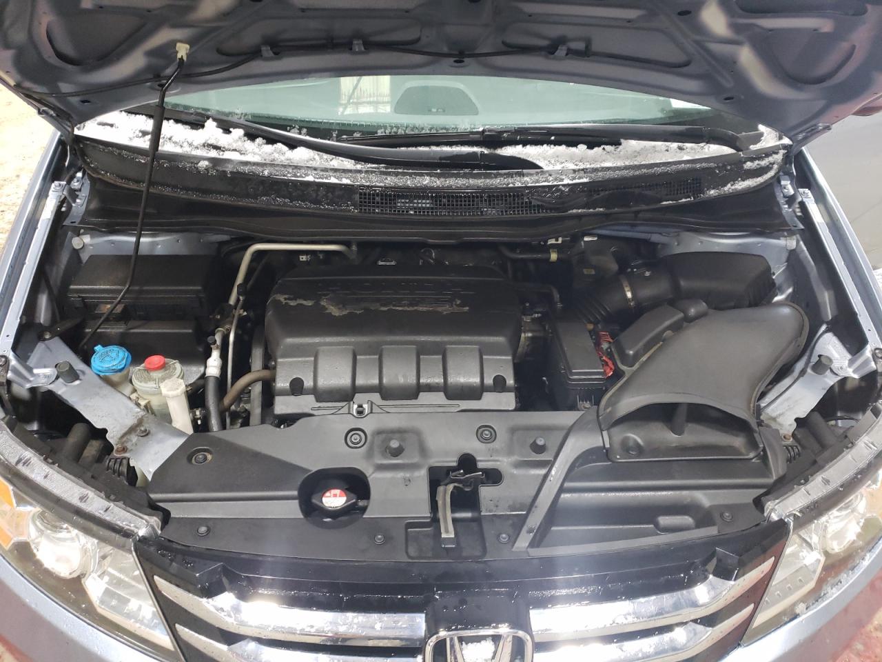 2014 Honda Odyssey VIN 5FNRL5H63EB129816 Copart auction photo, side damage thumbnail 12