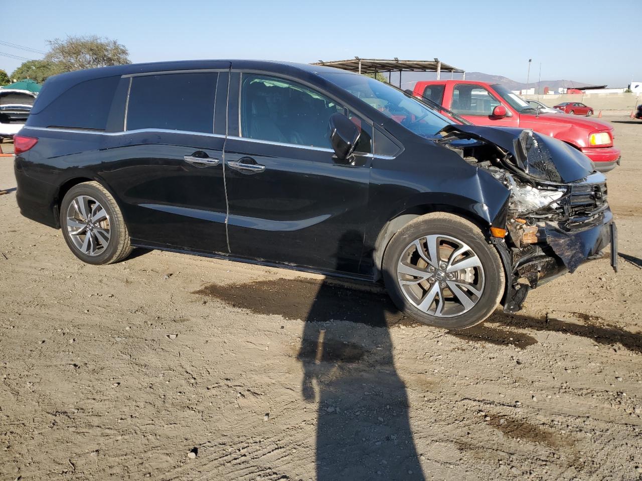 2021 Honda Odyssey VIN 5FNRL6H81MB036587 Copart auction photo, front end damage thumbnail 4