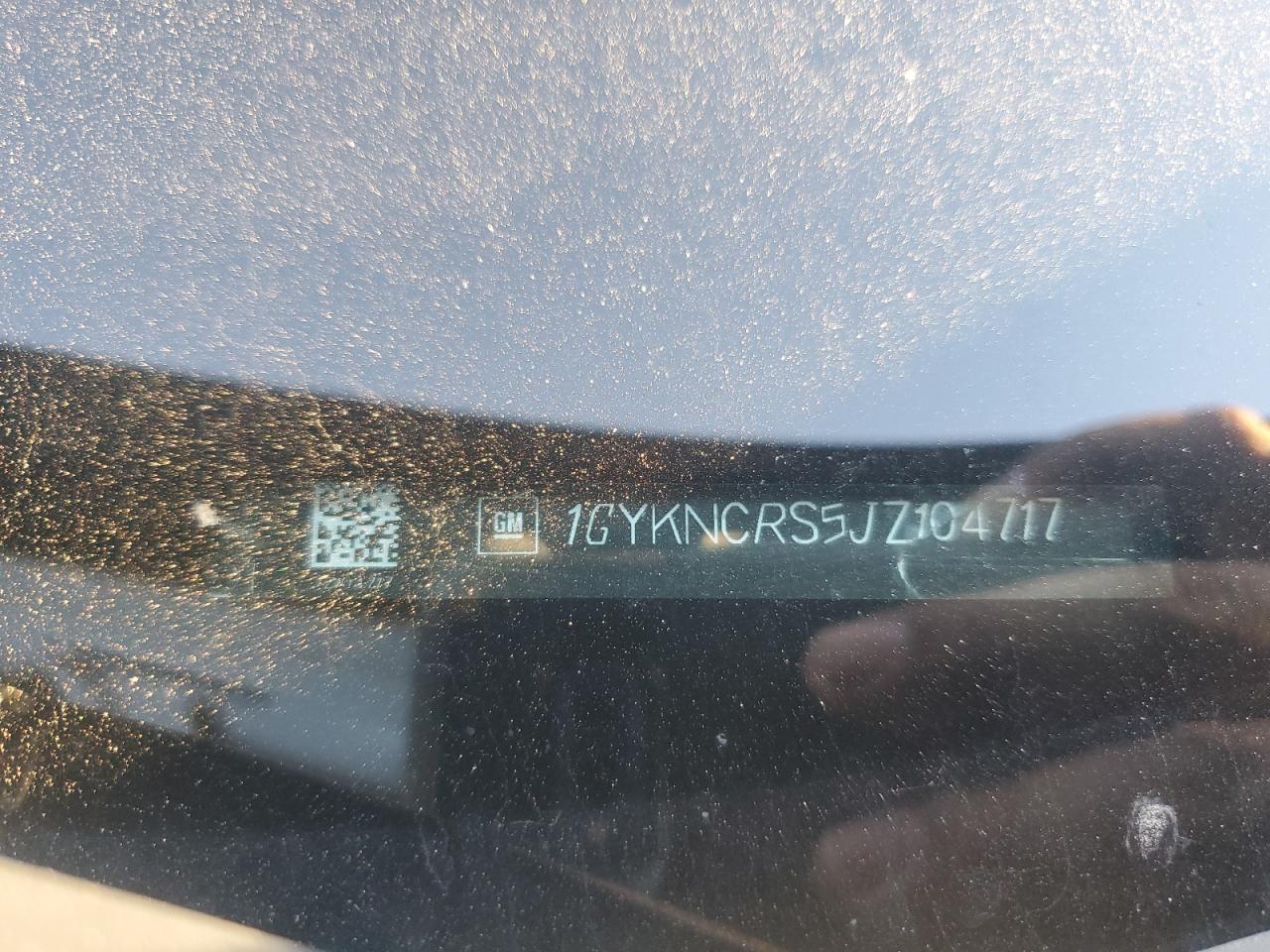 2018 Cadillac XT5 VIN 1GYKNCRS5JZ104717 Copart auction photo, rear end damage thumbnail 13