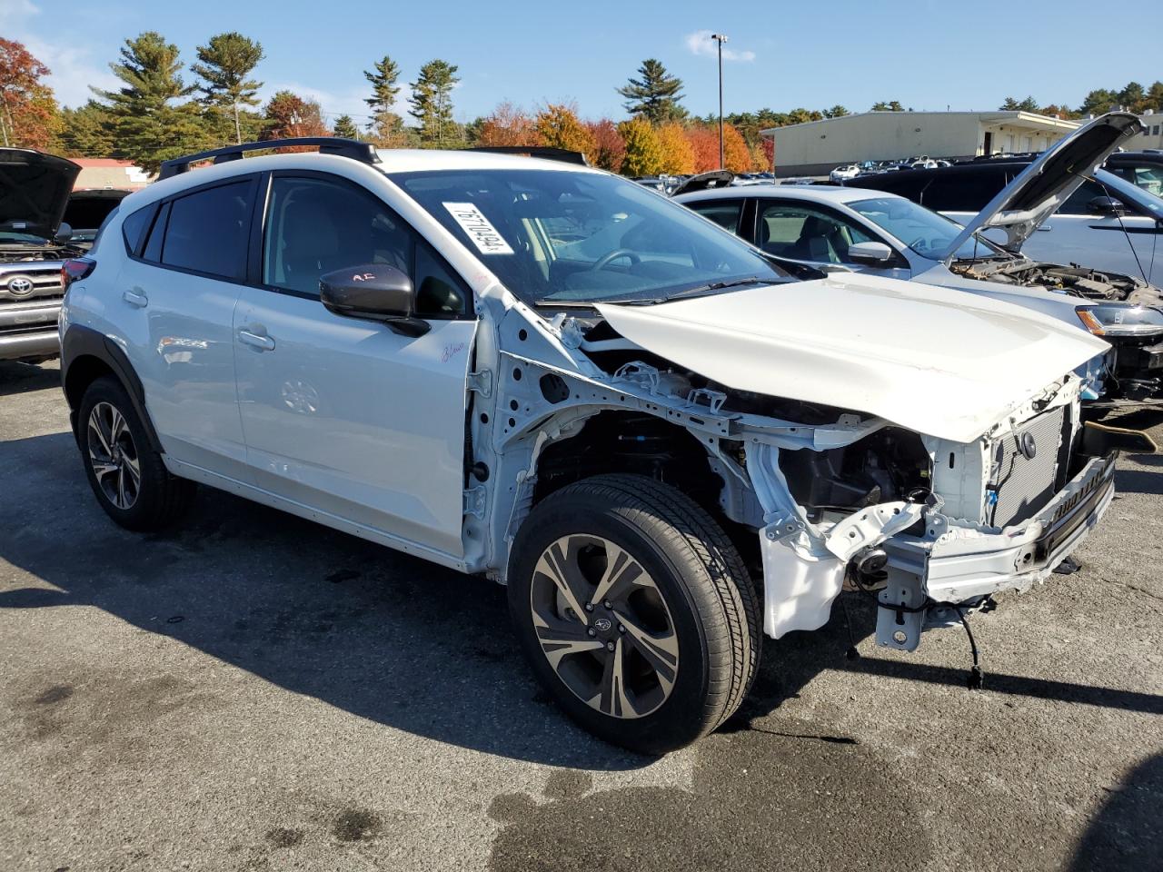 2024 Subaru XV VIN JF2GUADCXRH208206 Copart auction photo, front end / minor dent/scratches damage thumbnail 4