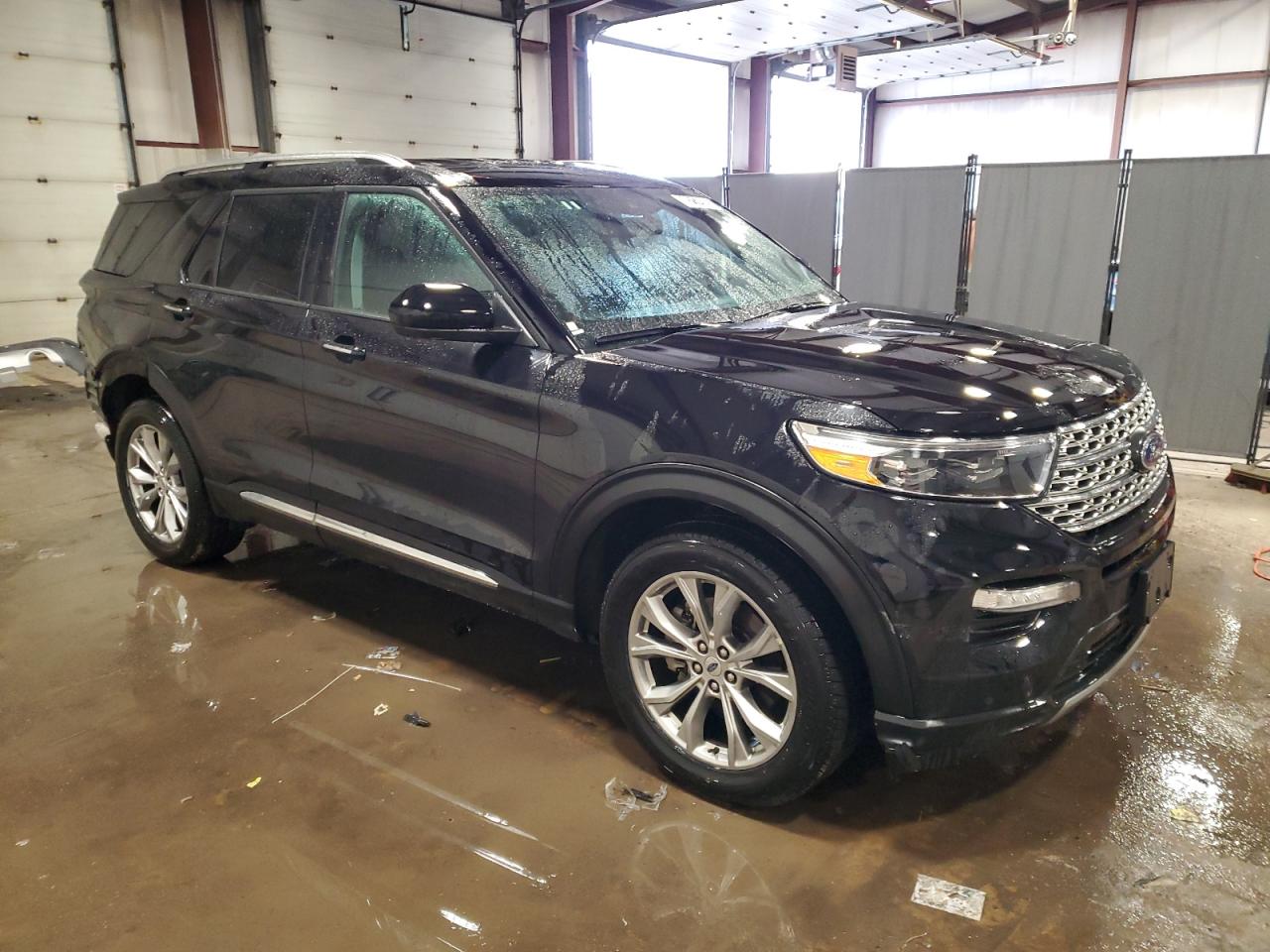 2023 Ford Explorer VIN 1FMSK8FH5PGA57998 Copart auction photo, rear end / side damage thumbnail 4