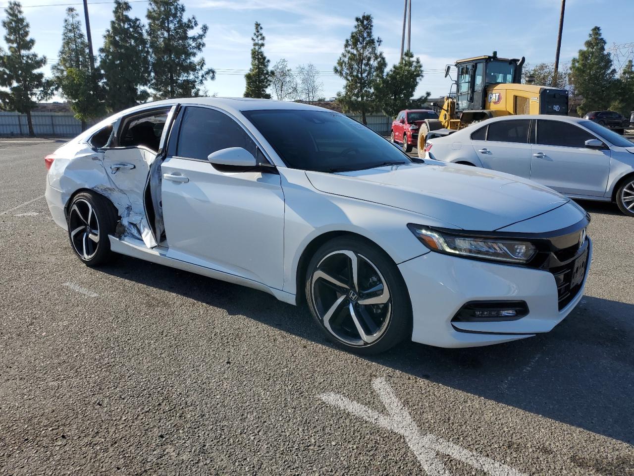 2020 Honda Accord VIN 1HGCV2F39LA015303 Copart auction photo, side damage thumbnail 4