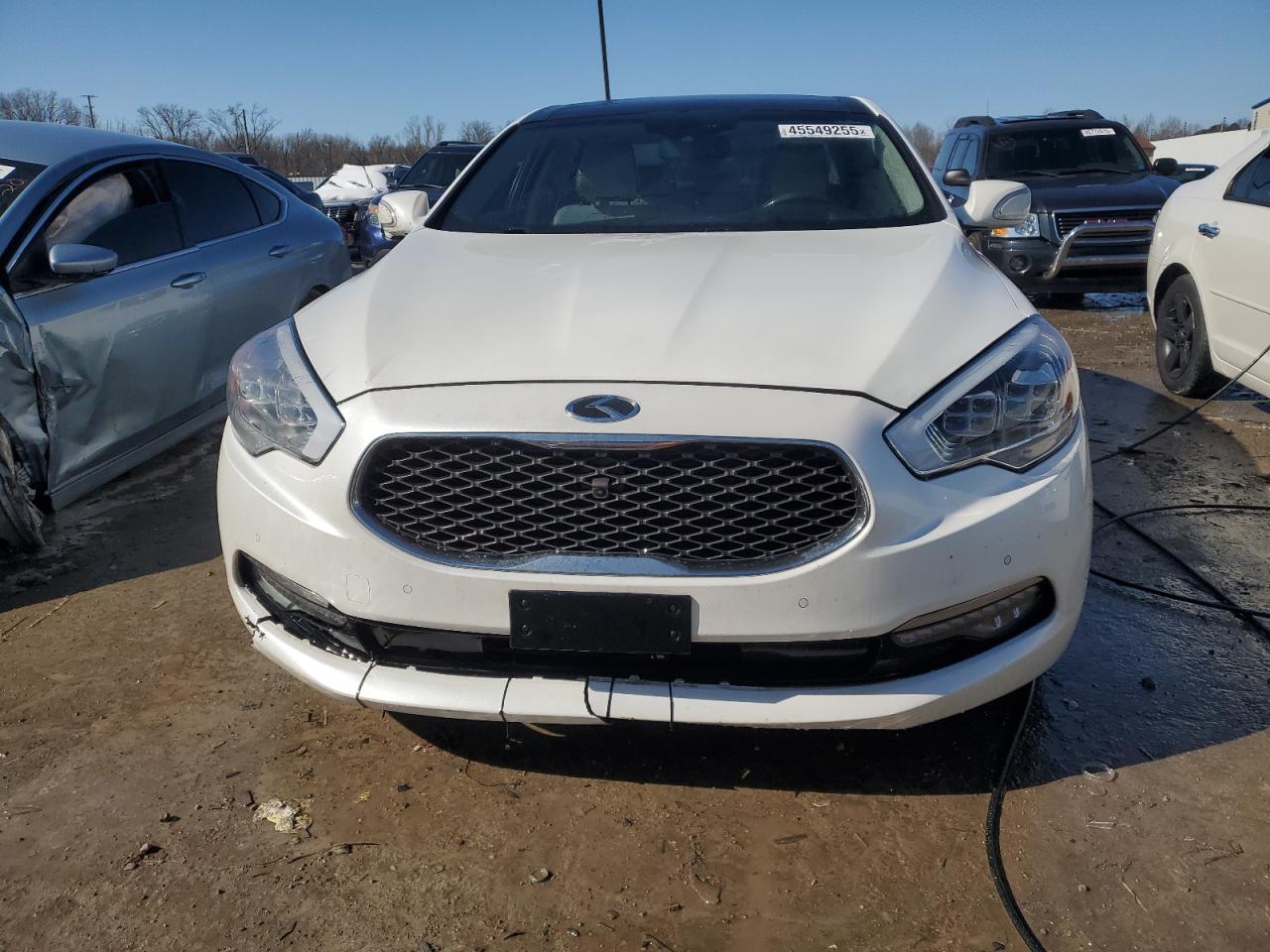 2015 KIA K900 VIN KNALW4D40F6020543 Copart auction photo, front end damage thumbnail 5