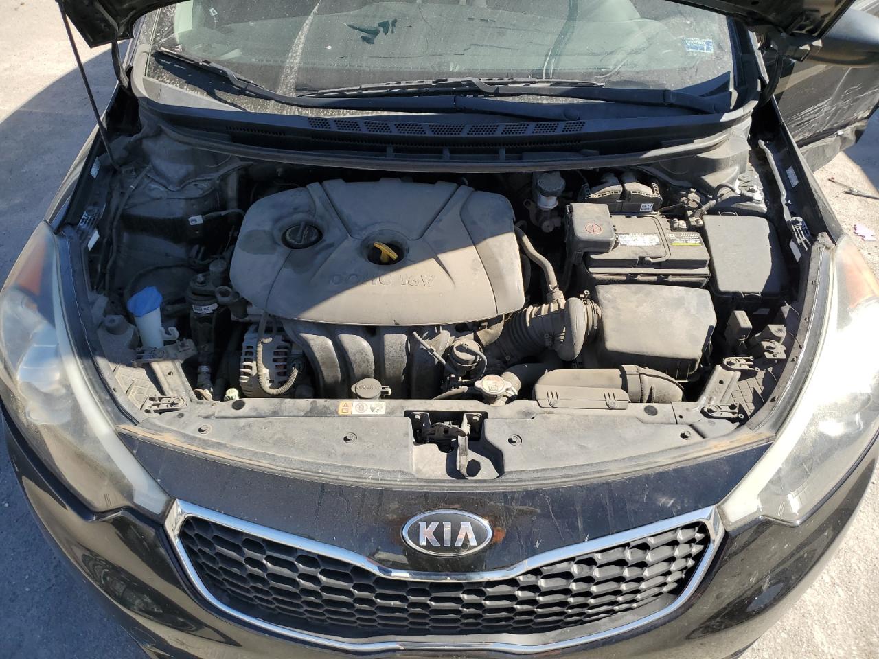 2016 KIA Forte VIN KNAFK4A66G5596529 Copart auction photo, side / front end damage thumbnail 13