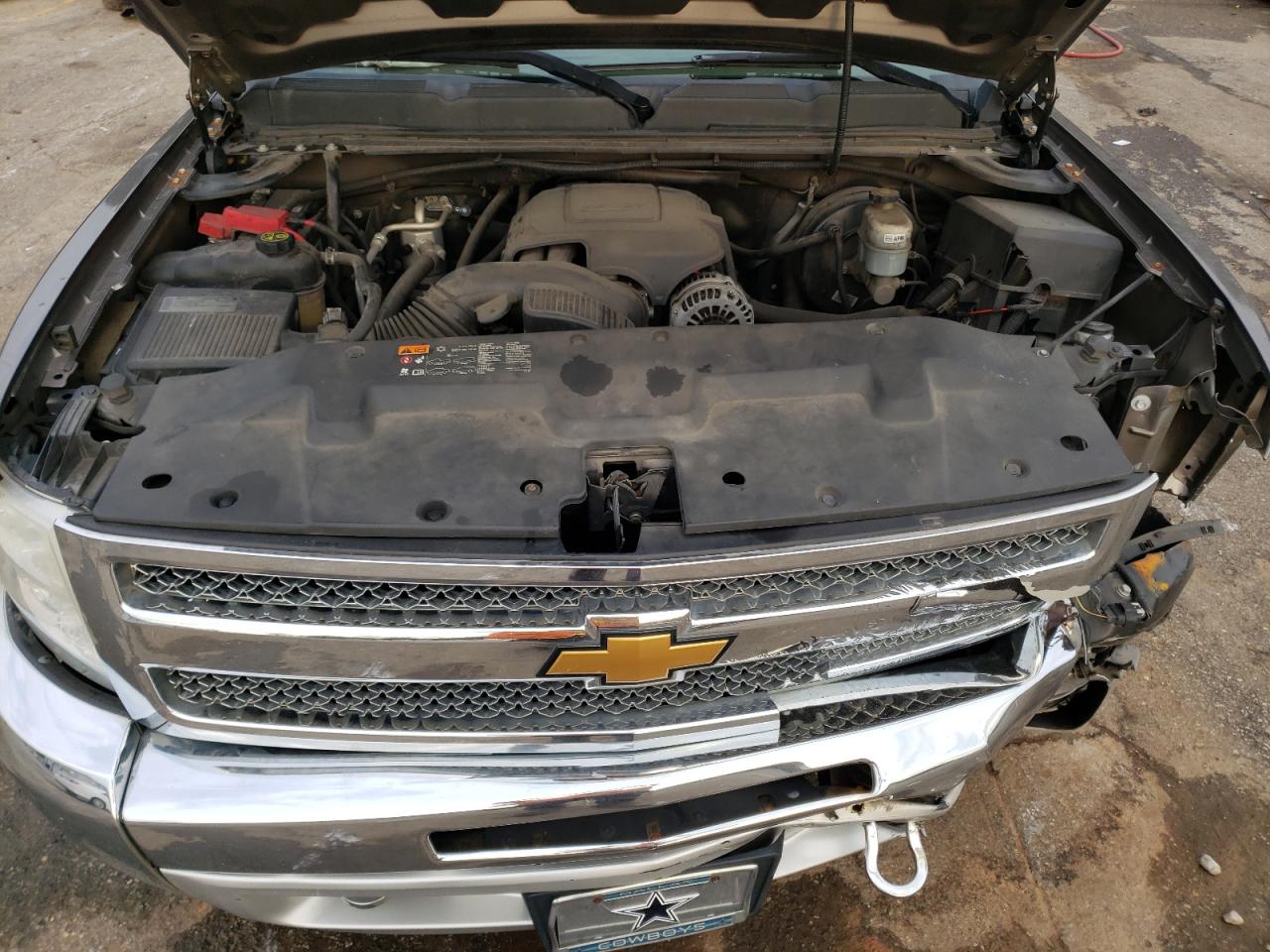 2013 Chevrolet Silverado VIN 3GCPCSE09DG123646 Copart auction photo, front end damage thumbnail 11