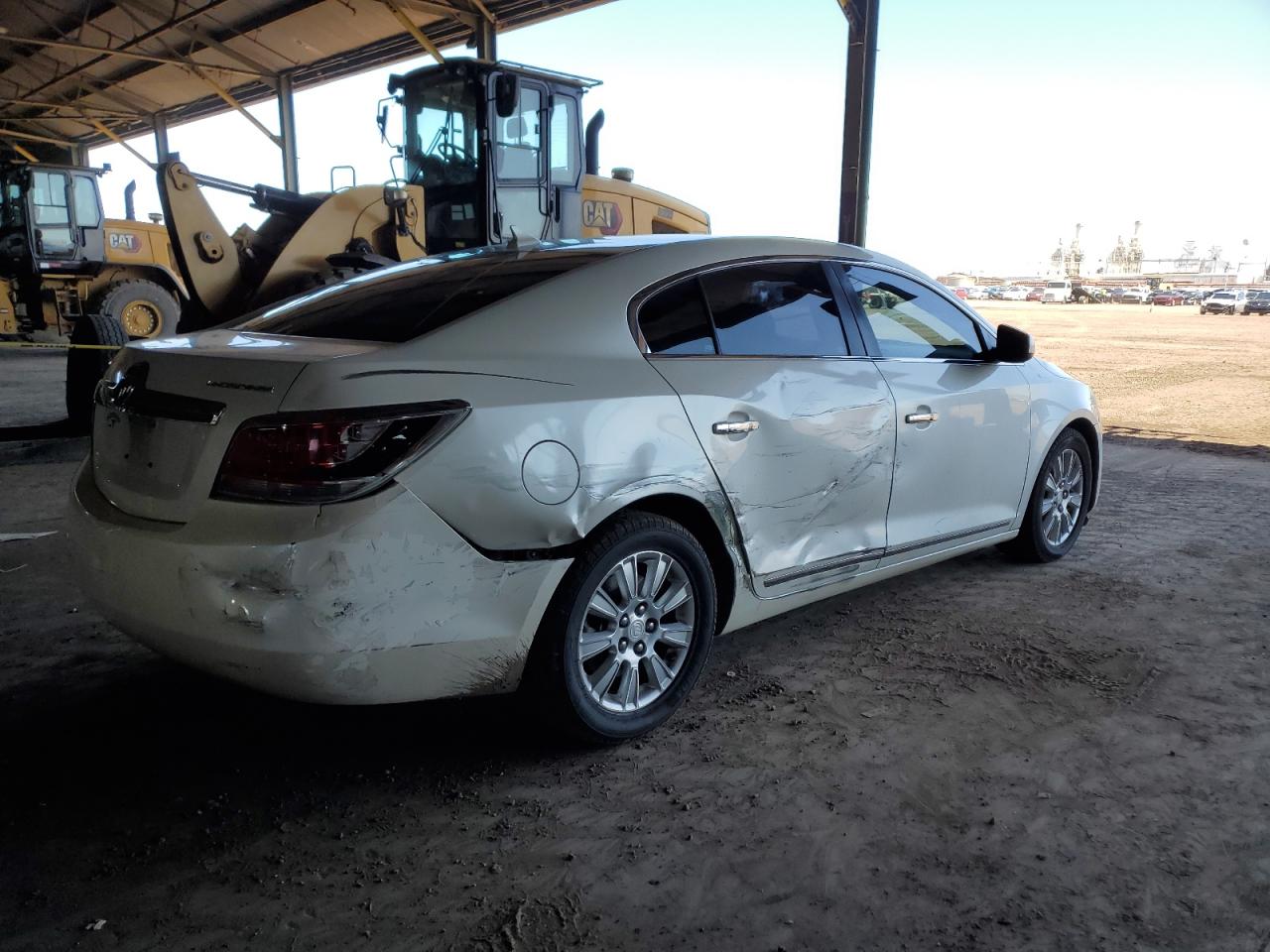 2010 Buick LaCrosse VIN 1G4GB5EG7AF316582 Copart auction photo, side / rear end damage thumbnail 3