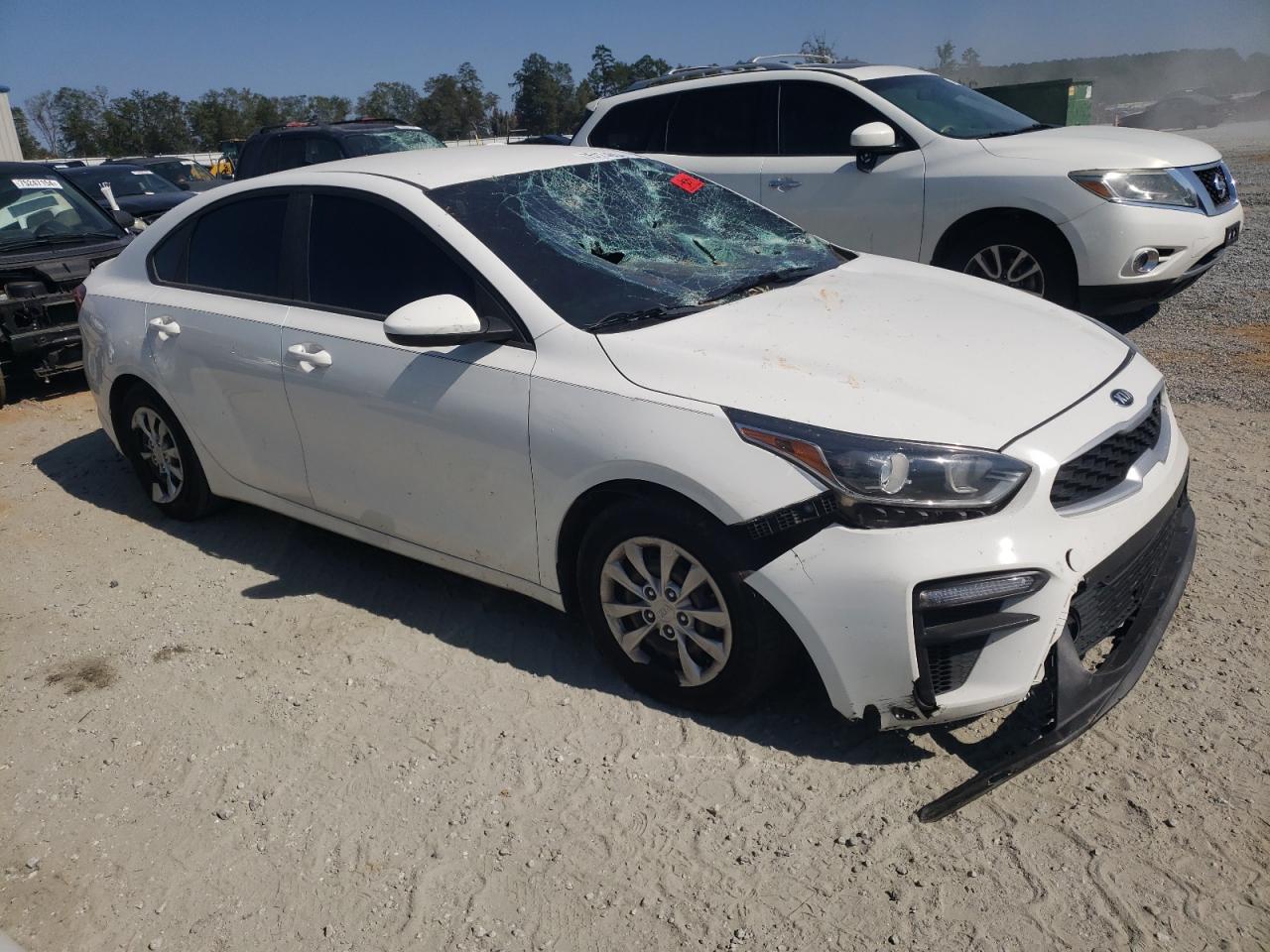 2019 KIA Forte VIN 3KPF24AD9KE123657 Copart auction photo, top/roof damage thumbnail 4