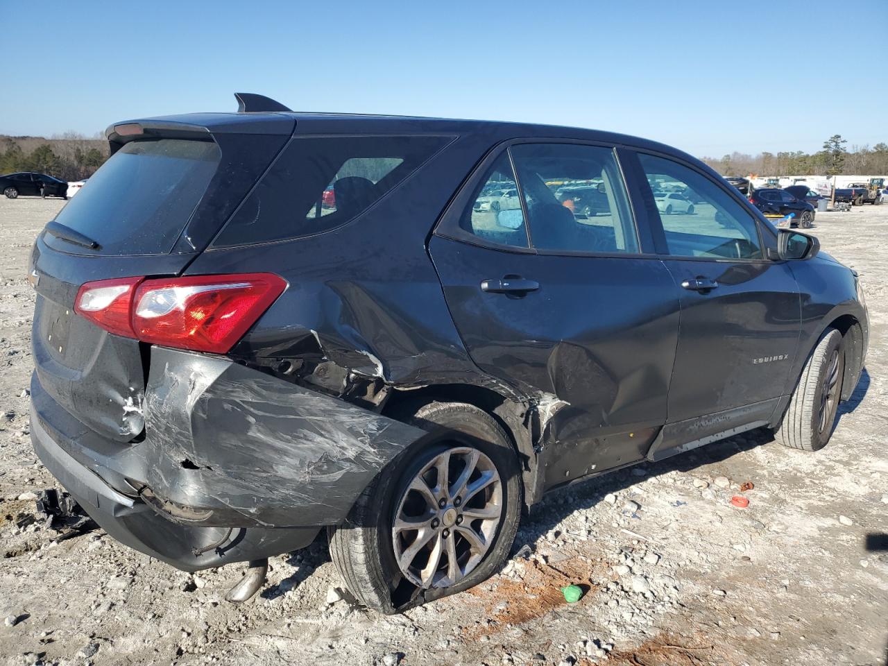 2018 Chevrolet Equinox VIN 3GNAXHEV6JL326190 Copart auction photo, rear end damage thumbnail 3