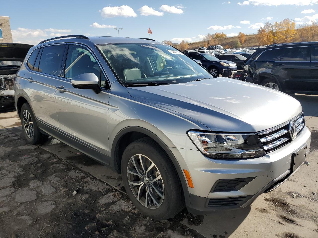 2020 Volkswagen Tiguan VIN 3VV2B7AX4LM152910 Copart auction photo, rear end / side damage thumbnail 4