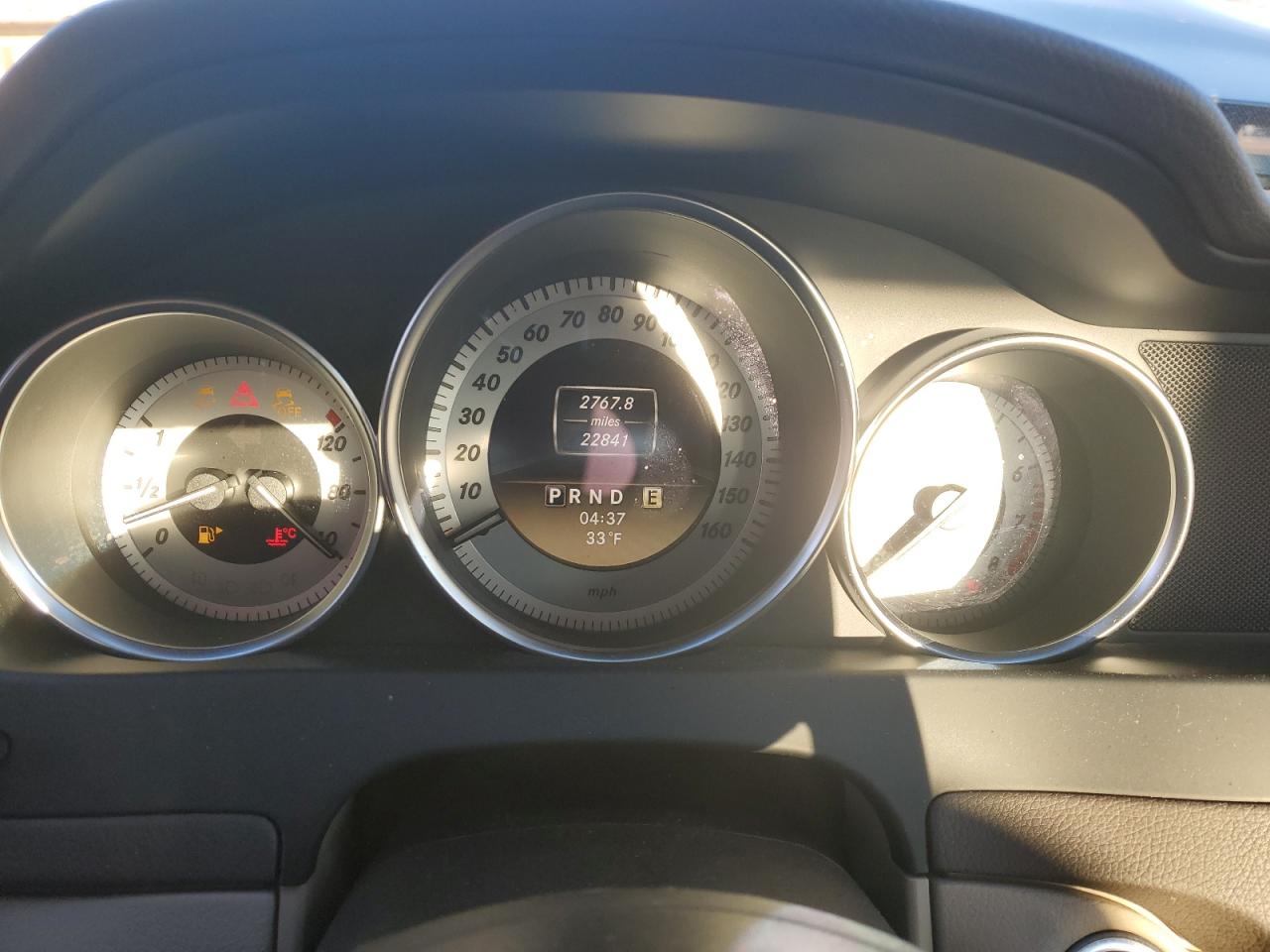2012 Mercedes-Benz C-klasse VIN WDDGF8BB1CA689769 Copart auction photo, front end damage thumbnail 9