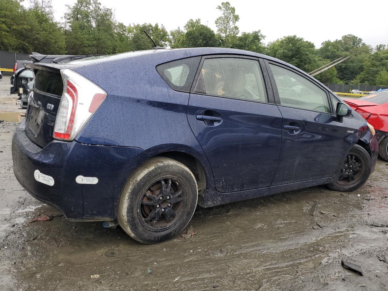 2013 Toyota Prius VIN JTDKN3DUXD0351724 Copart auction photo, front end / mechanical damage thumbnail 3