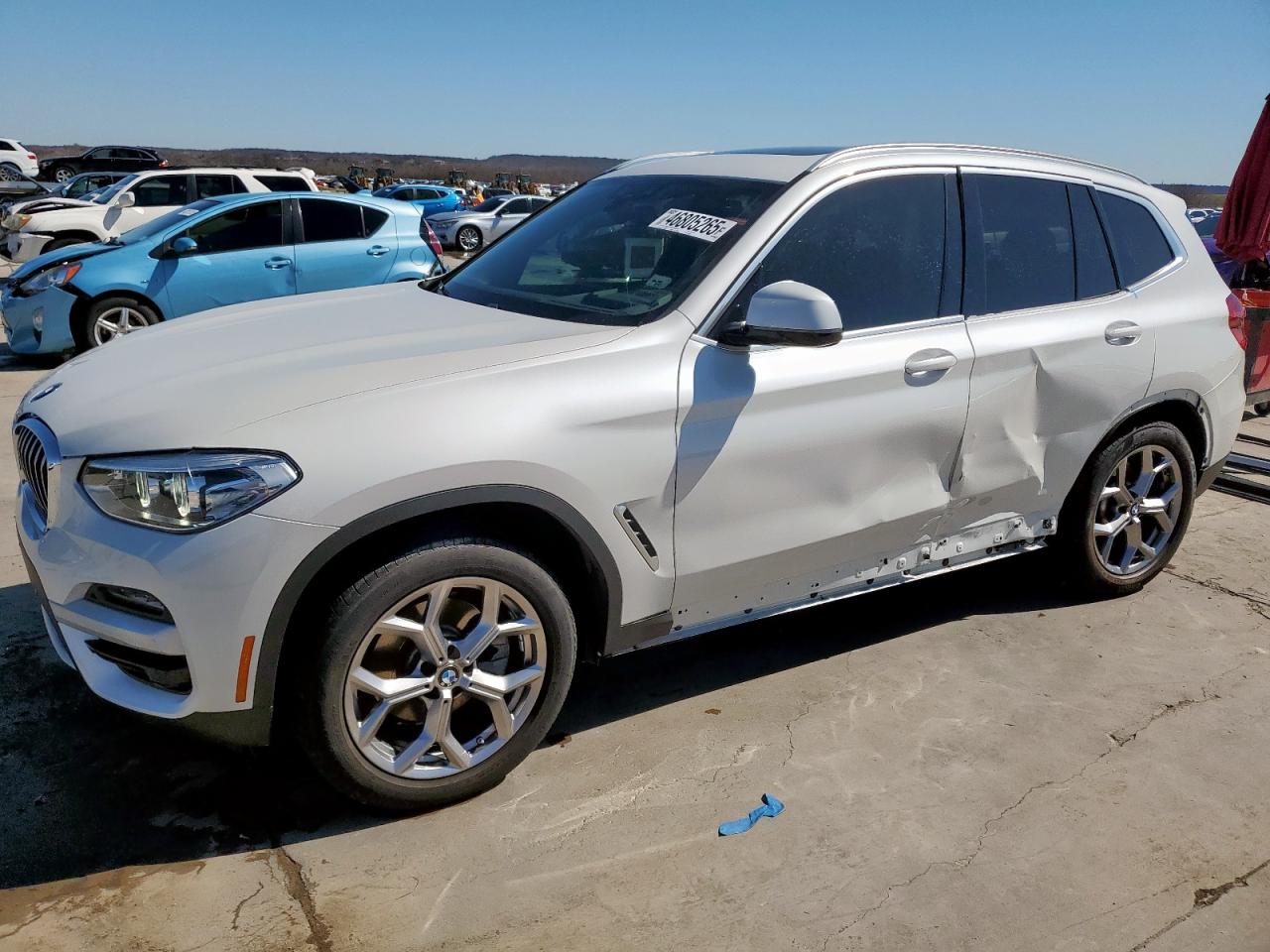 2021 BMW X3 VIN 5UXTY3C08M9F99350