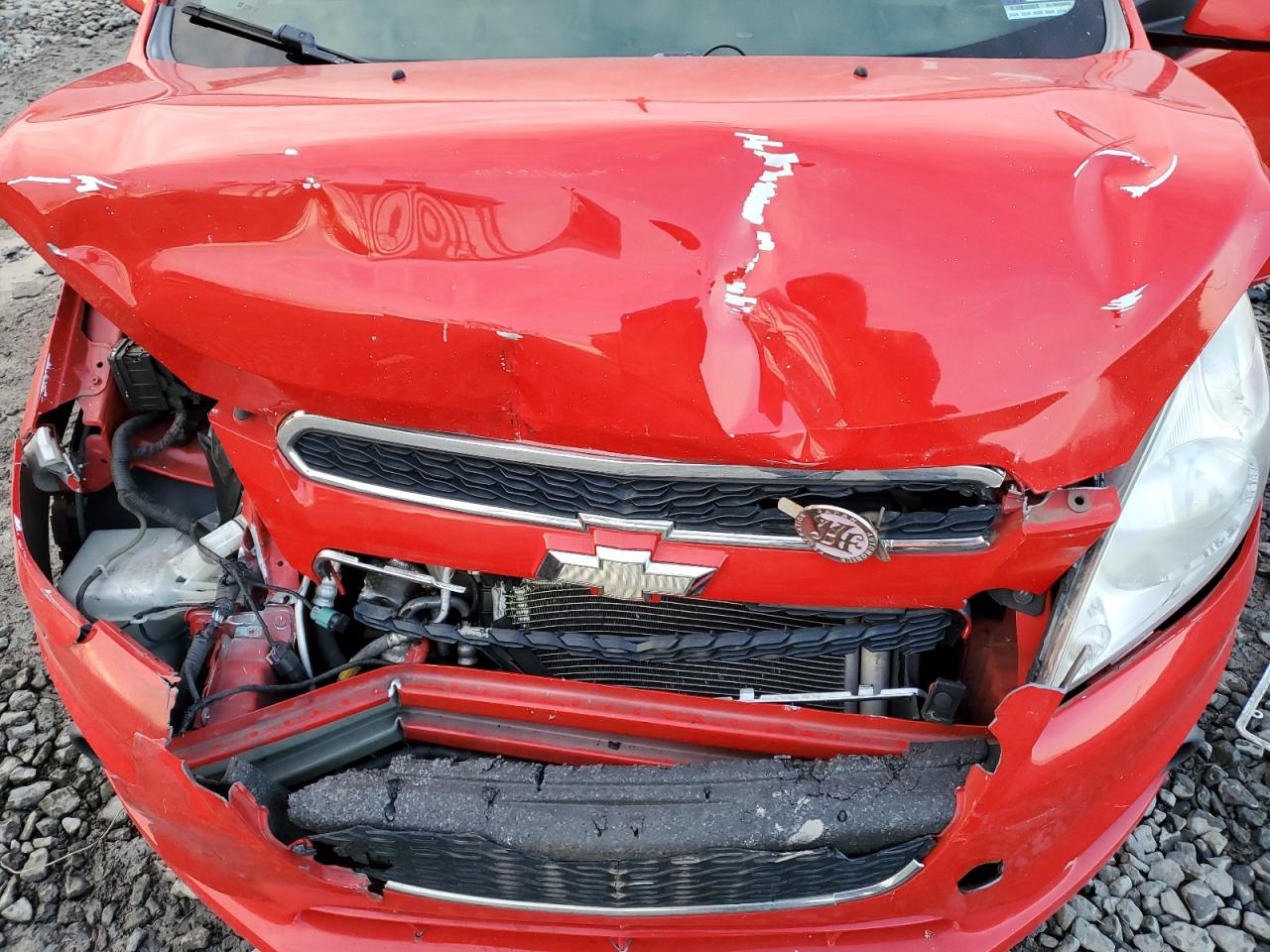 2014 Chevrolet Spark VIN KL8CD6S95EC541981 Copart auction photo, front end / minor dent/scratches damage thumbnail 11