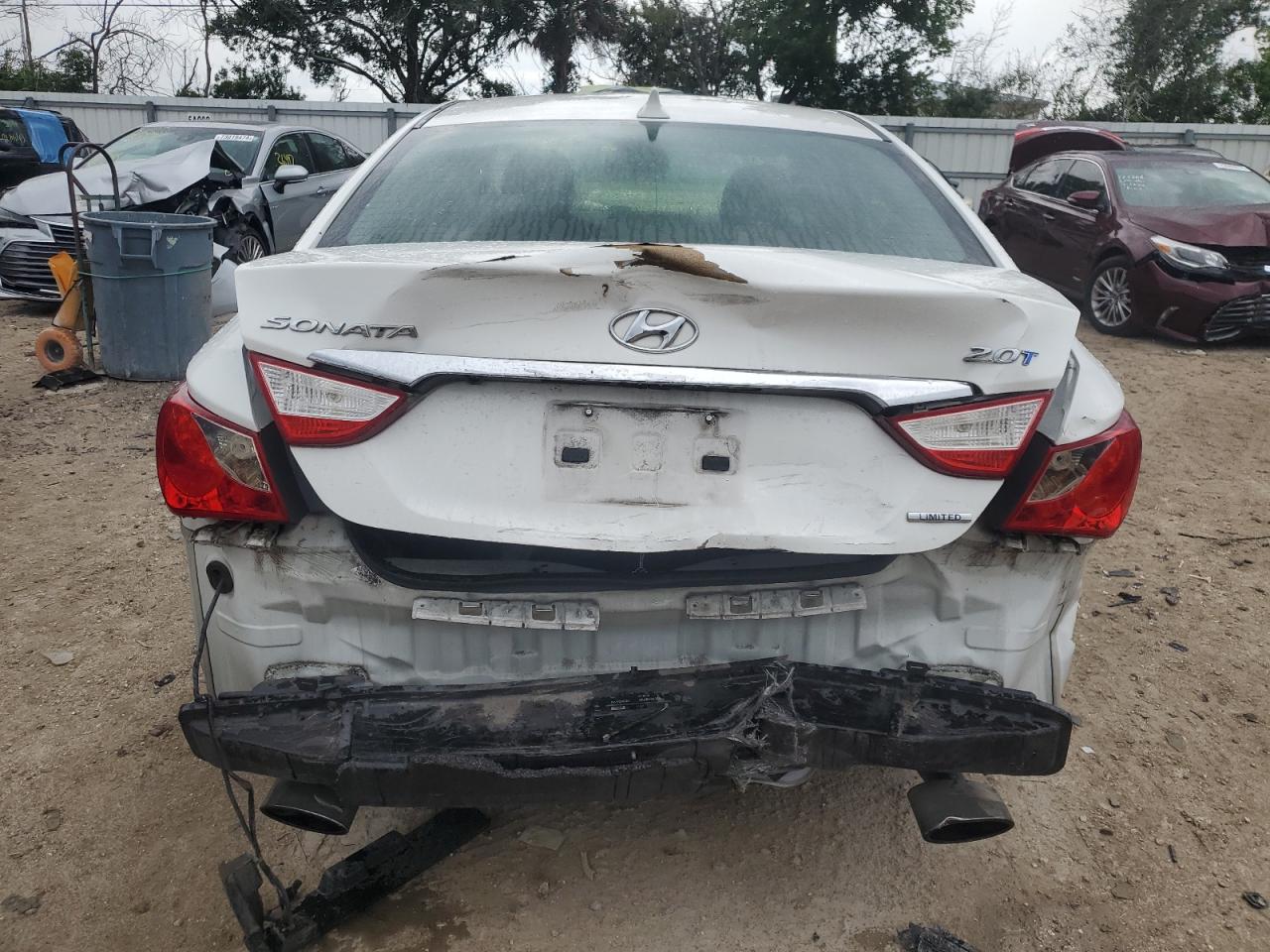 2011 Hyundai Sonata VIN 5NPEC4ABXBH308755 Copart auction photo, rear end damage thumbnail 6