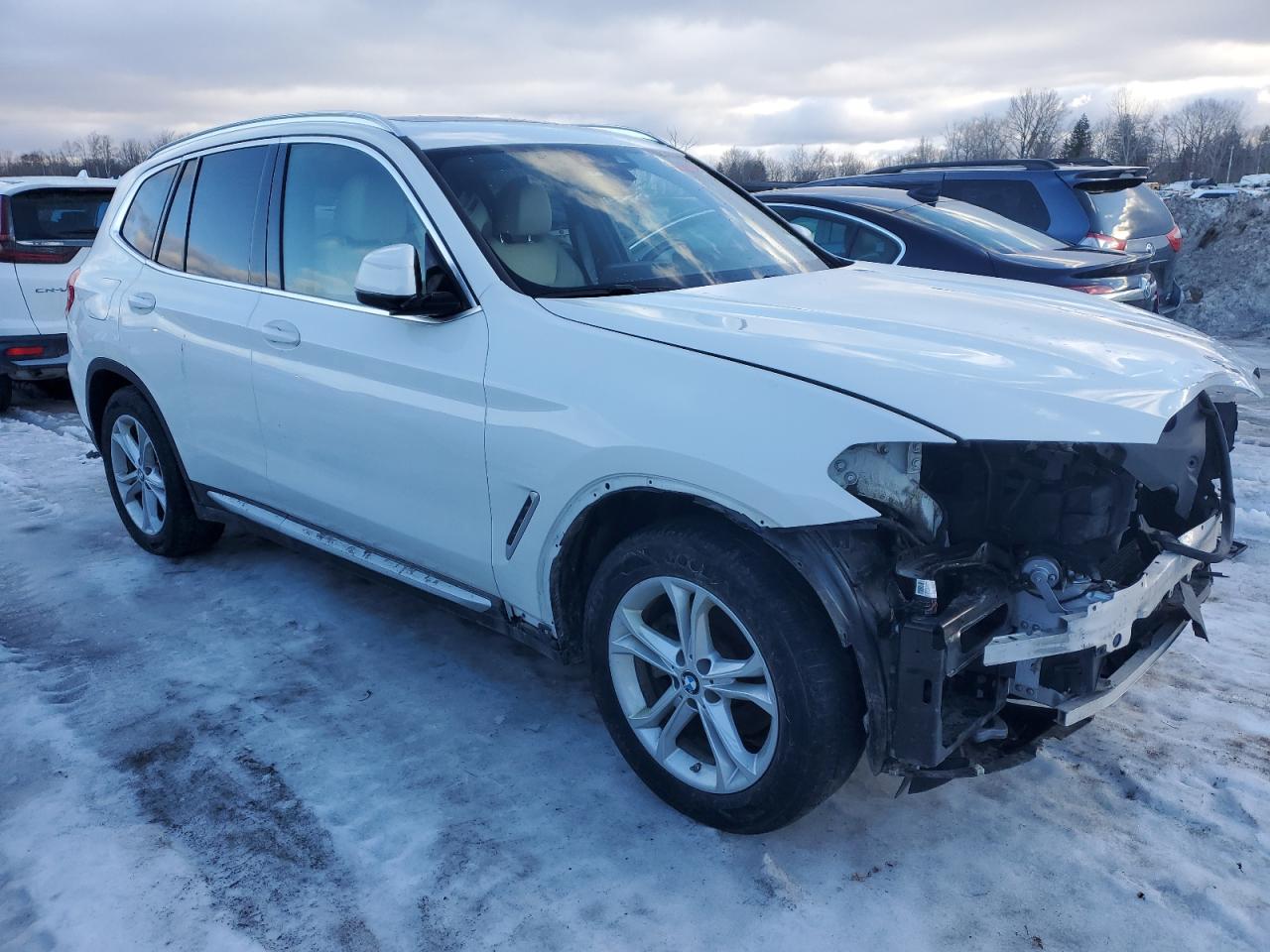 2020 BMW X3 VIN 5UXTY5C06L9B06274 Copart auction photo, front end damage thumbnail 4