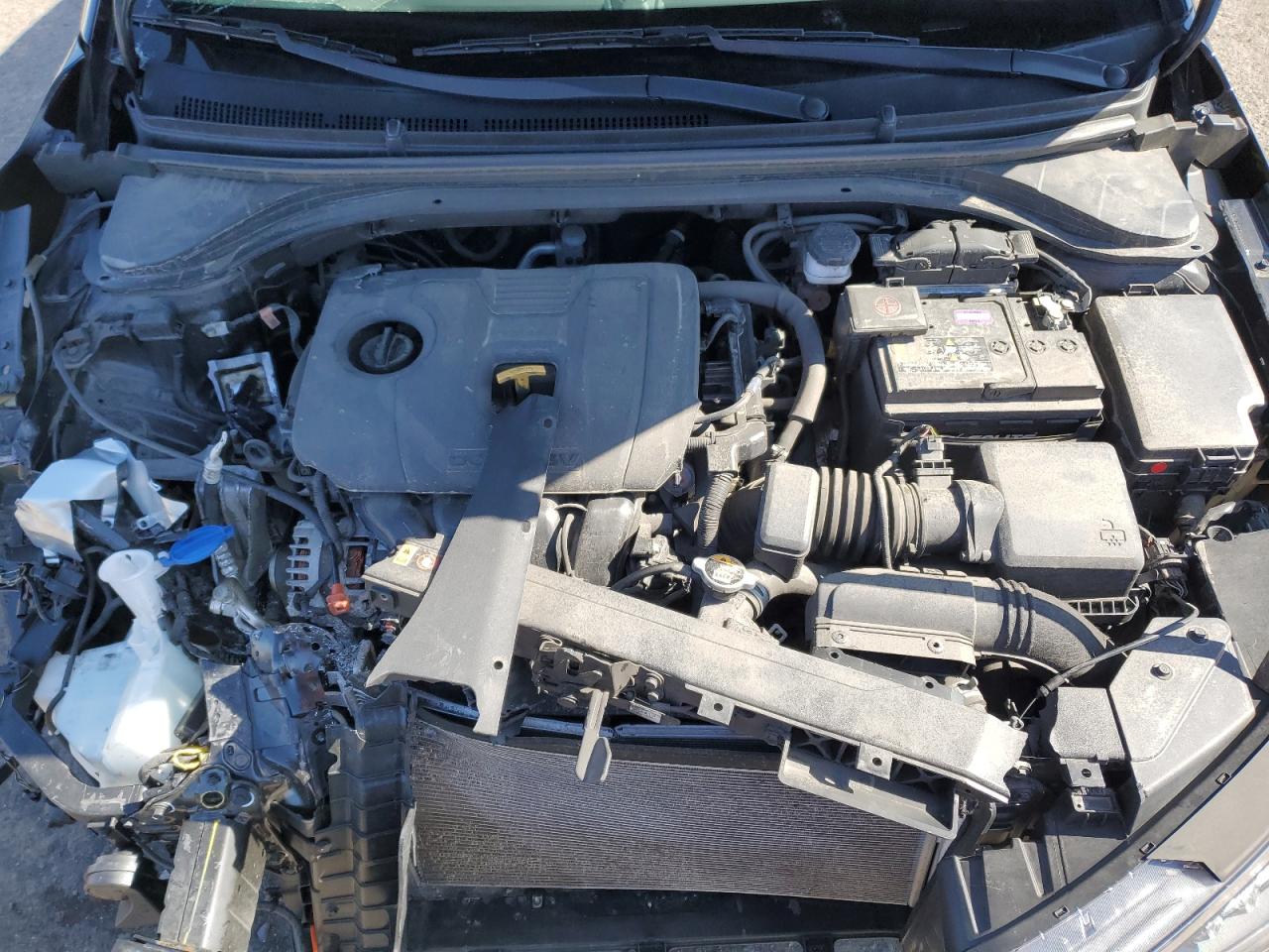 2020 Hyundai Elantra VIN KMHD84LF3LU896451 Copart auction photo, front end / side damage thumbnail 12